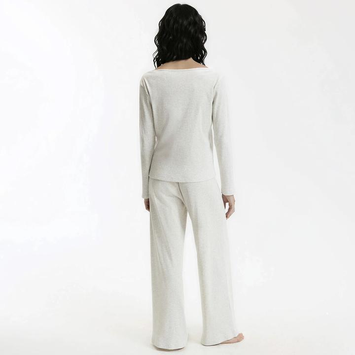 Produktbild La Redoute Collections Pyjama aus Ripp-Jersey (M)
