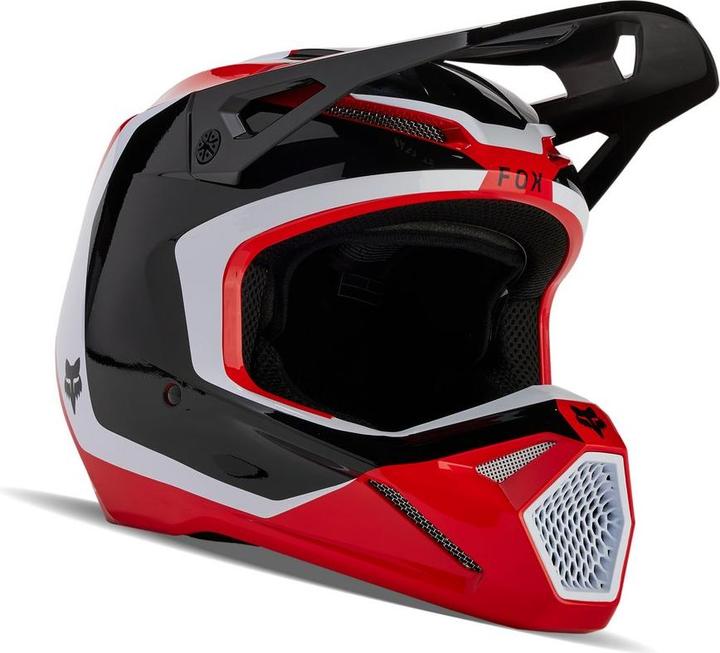 Actual product image Fox Helmet 24 V1 Nitro Flo Red