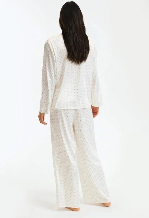Actual product image La Redoute Collections Satin-Pyjama mit Tupfenmuster (M)