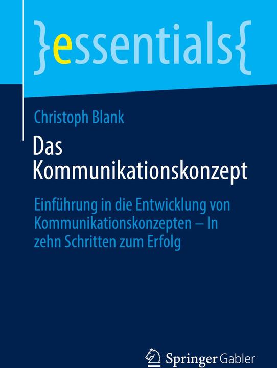 Produktbild Das Kommunikationskonzept (Deutsch, Christoph Blank, 2022)