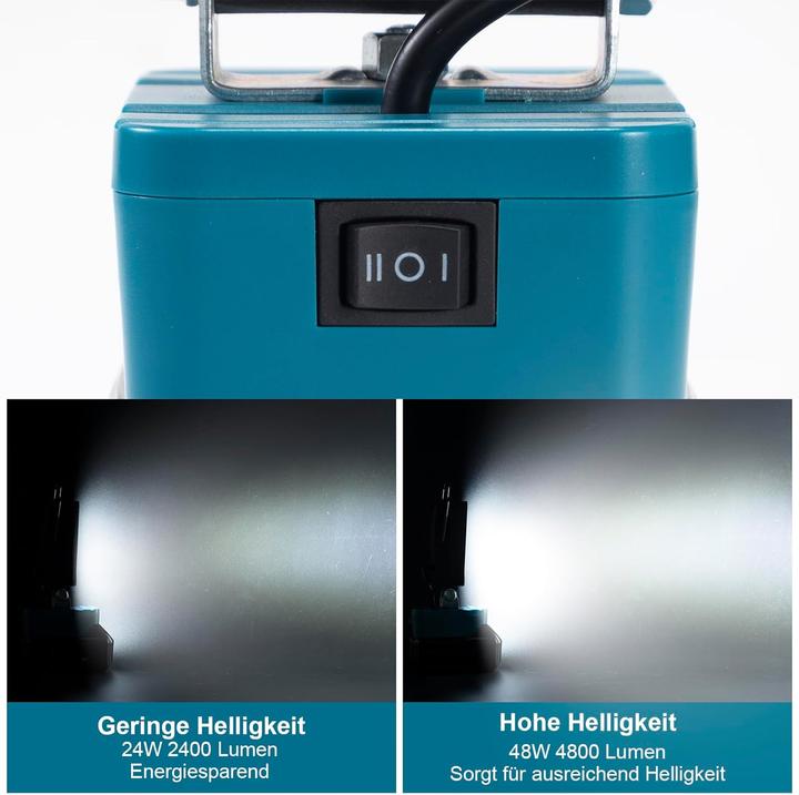 Immagine prodotto ‎Sentoo Akku-Baustrahler für DeWalt (4800 lm)