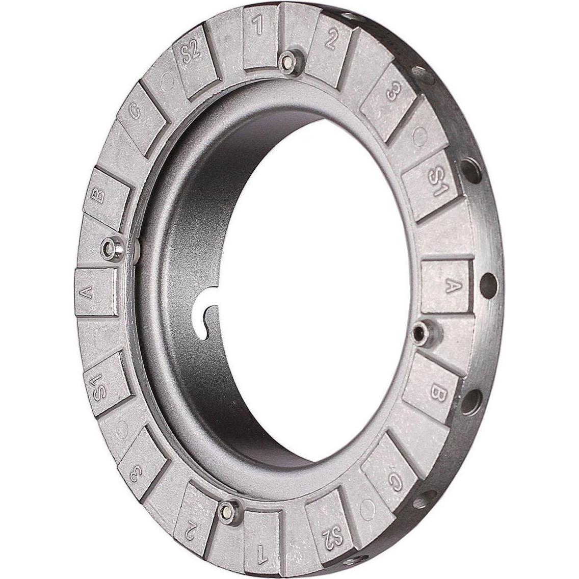 Phottix Speedring Adapter für Elinchrom (Adapter), Softbox + Reflektor Zubehör, Schwarz