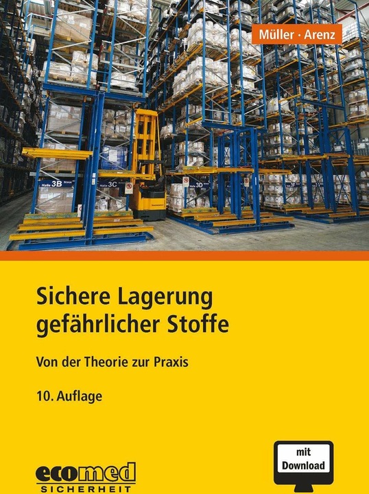 Produktbild Ecomed Sichere Lagerung gefährlicher Stoffe (Deutsch, Thomas Arenz, 2021)