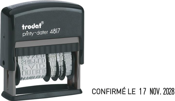Image du produit Trodat Tampons encreurs de mots et de dates