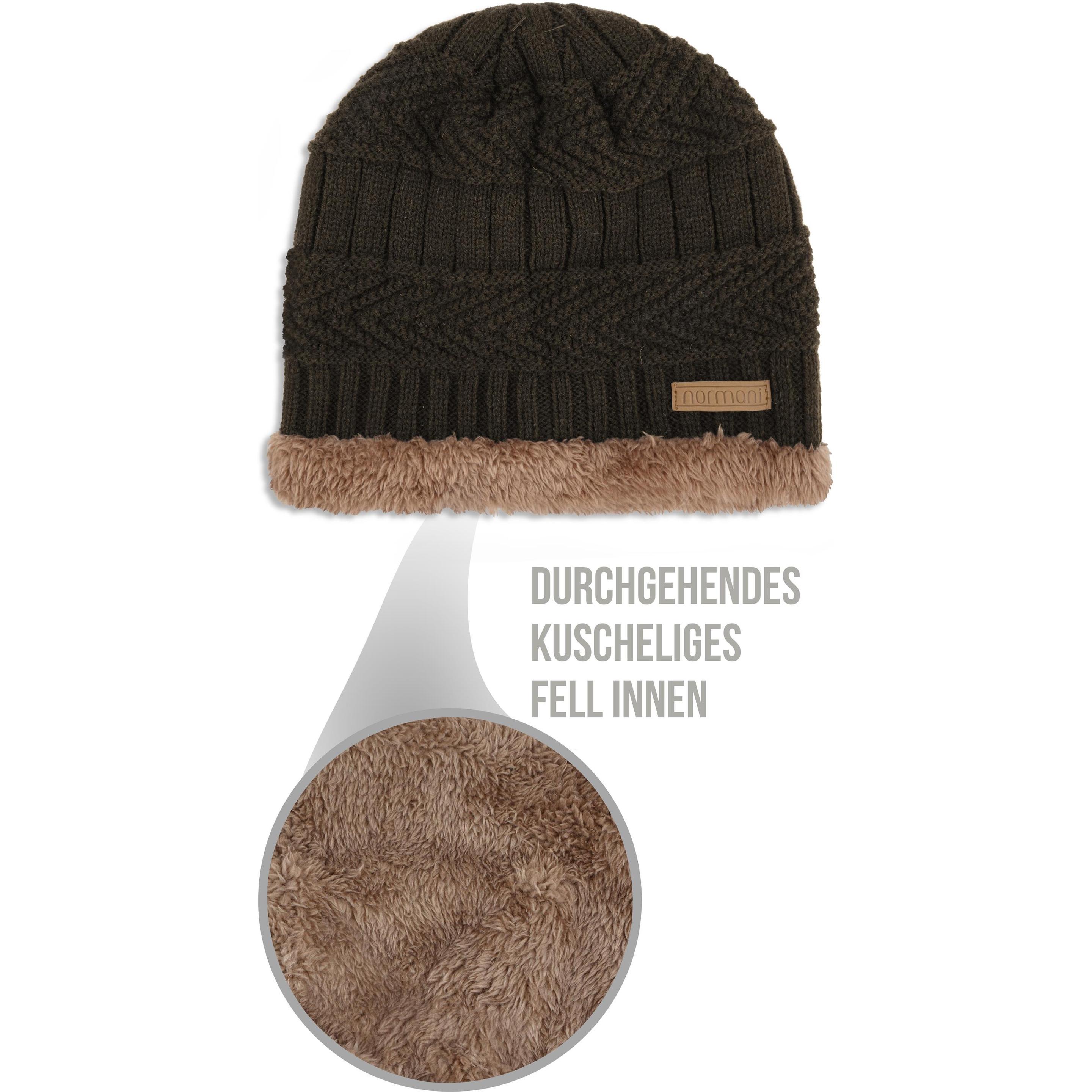 Thumbnail - Normani, Herren, Mütze, Winter Fellmütze Kebili, Braun, (One Size)