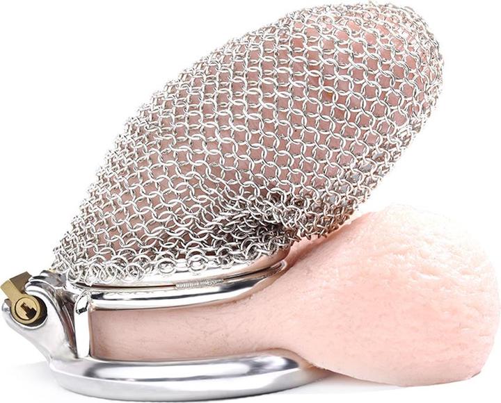 Productafbeelding Kiotos Steel Mesh Chastity Cage L
