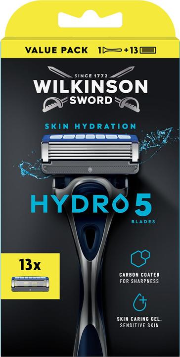 Immagine prodotto Wilkinson Hydro 5 Hautschutzrasierer + 13 Köpfe