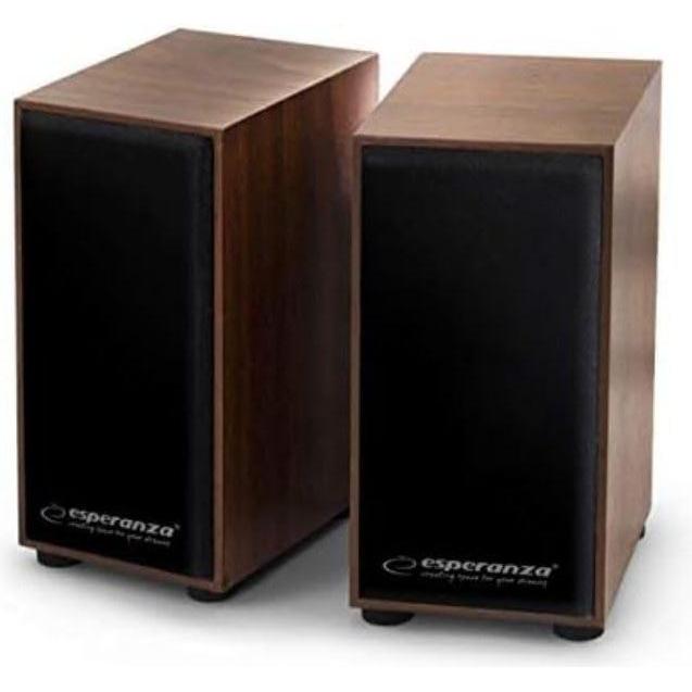 ESP Esperanza EP122, PC Lautsprecher, Braun