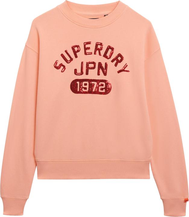 Immagine prodotto Superdry EMBELLISHED VARSITY LOOSE CREW Dames Trui (10XL)