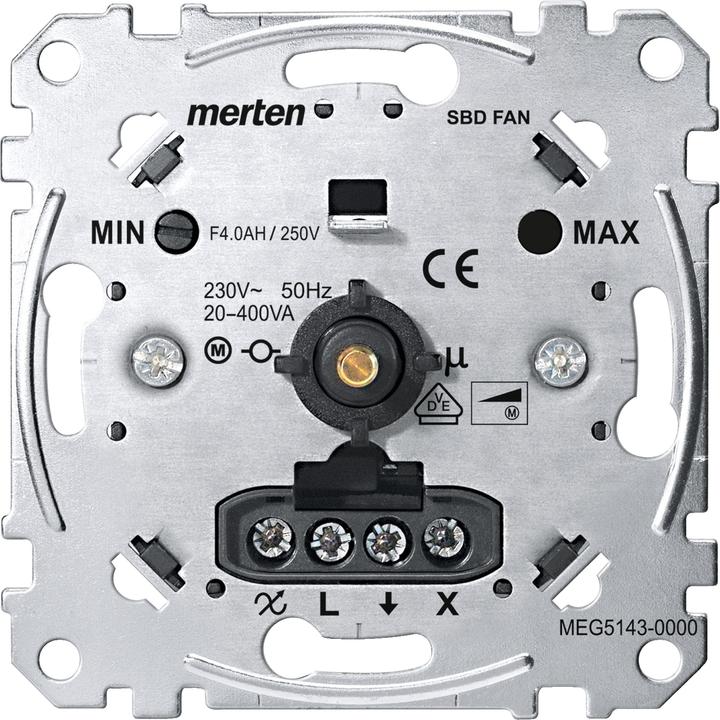 Produktbild Merten Drehzahlsteller-Einsatz 20-400VA MEG5143-0000