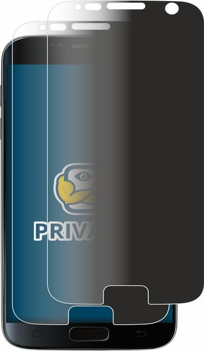 Actual product image BROTECT Anti-spy privacy film Blue light protection film (2 Piece, Samsung Galaxy S7)