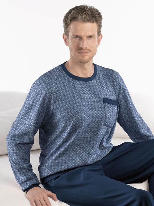 Produktbild ISA Bodywear Baumwolle Bündchen-Pyjama (L)