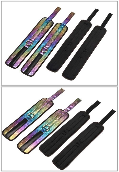 Actual product image Liebe Seele Bondage Set 8-piece Vivid Rainbow