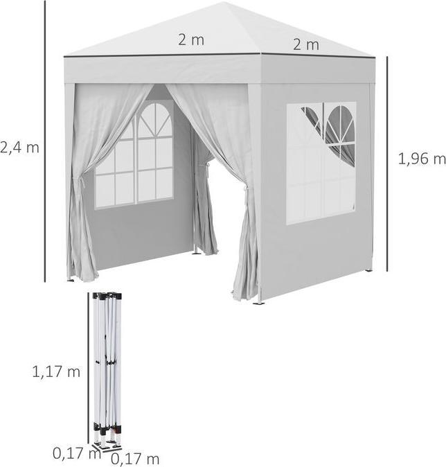 Image du produit Swisshandel24 Faltpavillon (200 cm, 200 cm)