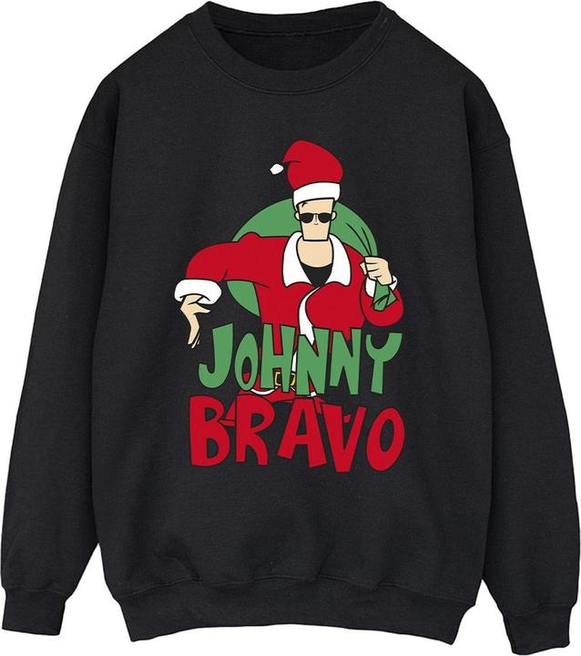 Actual product image Johnny Bravo Mens Johnny Christmas Sweatshirt (XL)