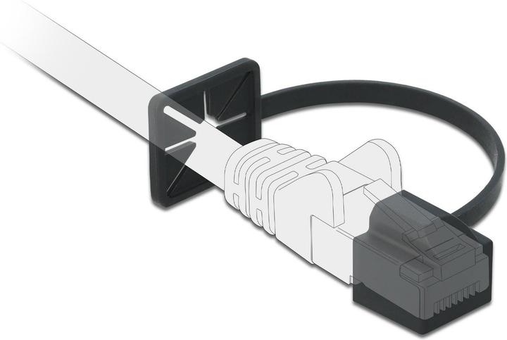 Actual product image Delock Dummy plug RJ45, with mounting clip 1 piece (Blind module)