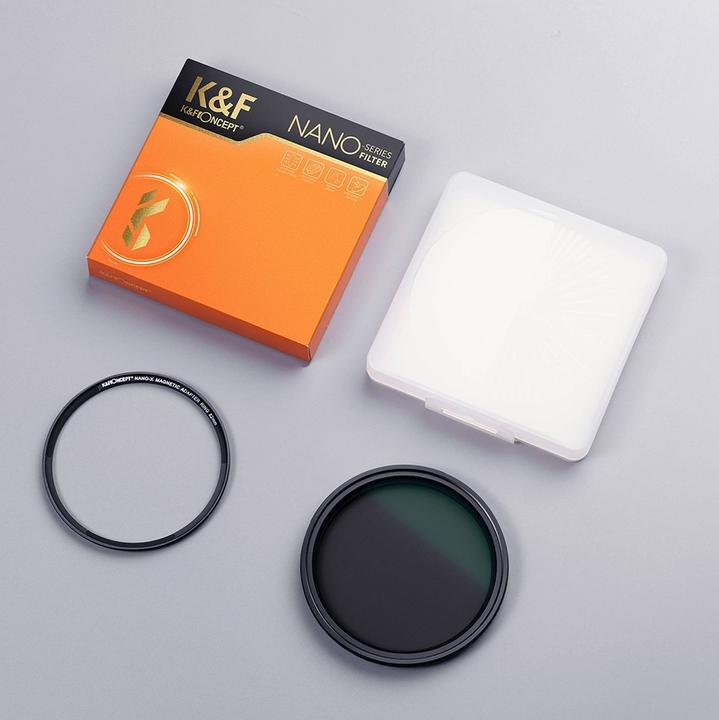 Produktbild K&F Concept Concept Nano X No Fork ND8-128 Magnetic Filter - 72mm (72 mm, ND- / Graufilter)