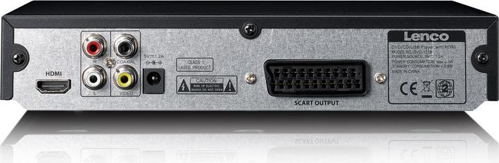 Produktbild Lenco DVD-Player DVD-121BK USB, mit HDMI, LED Display (DVD Player)