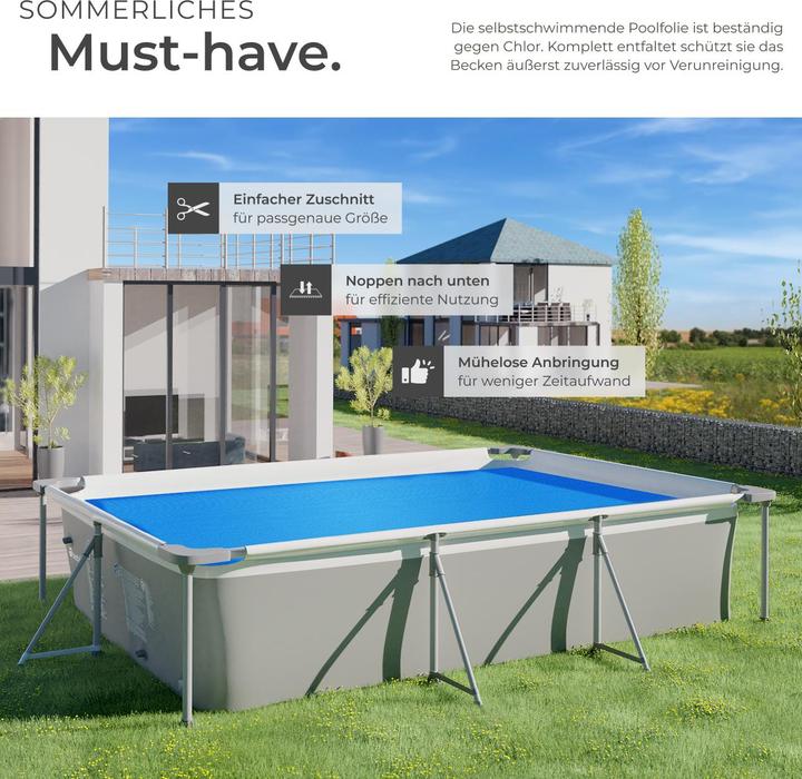 Produktbild tectake Poolabdeckung (274 x 549 cm)
