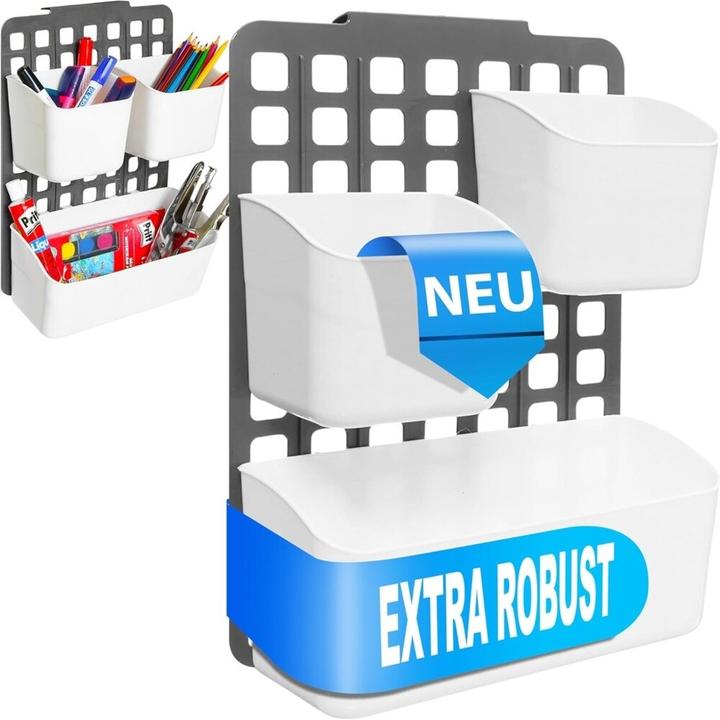 Actual product image Triton Hanging storage bag, organiser, plastic, white