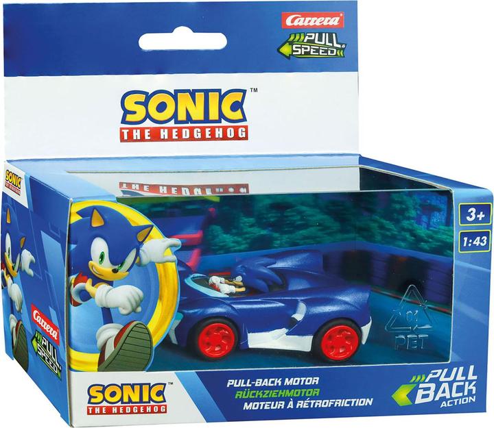Produktbild Carrera Pull back Car Team Sonic Racing – Sonic Speed ​​​​Star