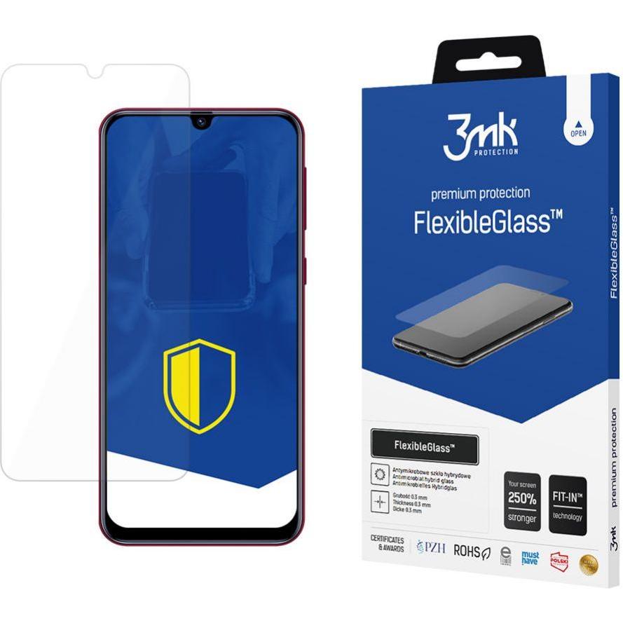 3MK FlexibleGlass do Samsung Galaxy M31/M31 Prime (1 Stück, Samsung Galaxy M31), Smartphone Schutzfolie, Grau
