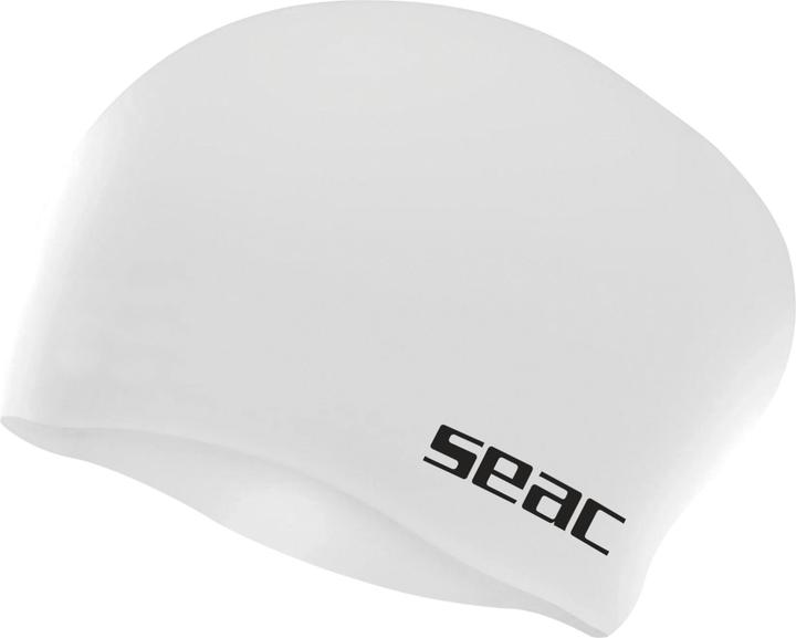 Produktbild Seac Junior-Silikon-Badekappe Chignon – Weiss