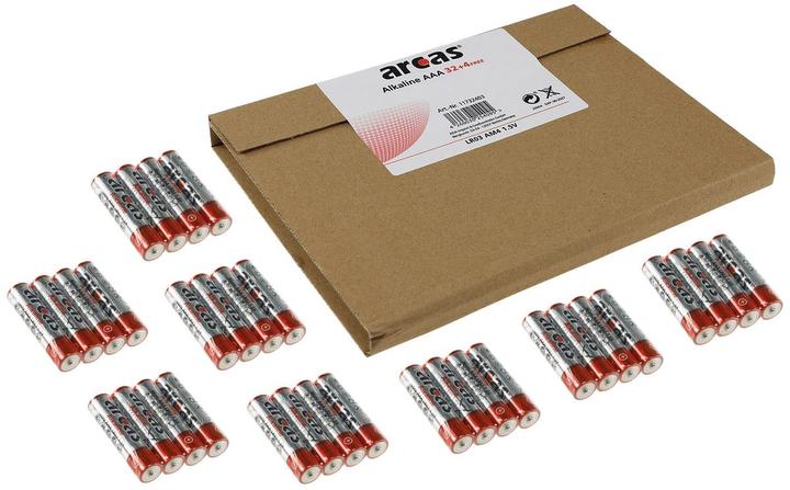 Image du produit Arcas Alkaline 32AAA +4 gratis (4 pcs, AAA, 1120 mAh)