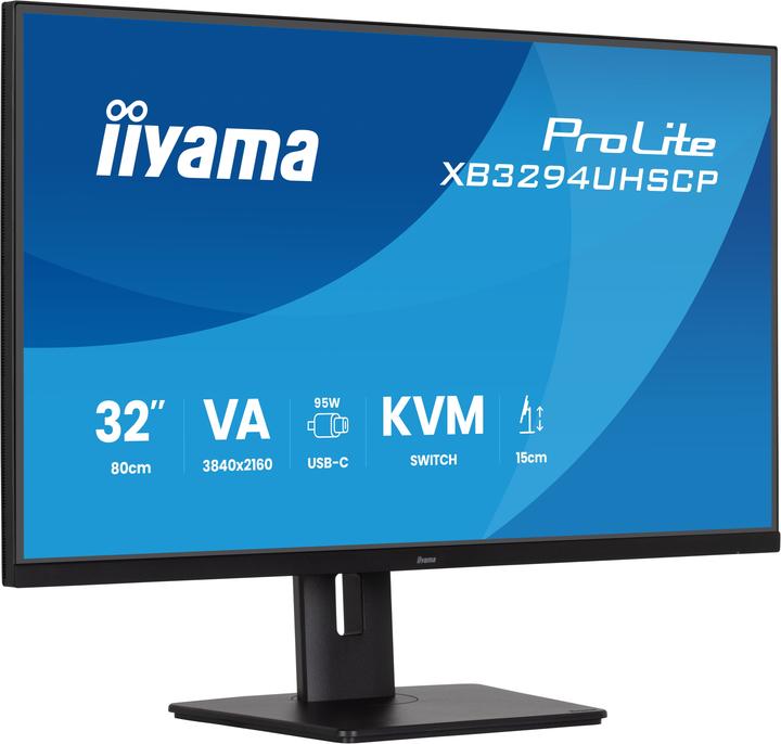Image du produit iiyama 80,0cm (32") XB3294UHSCP-B1 16:9 2xHDMI+DP+2xUSB-C (3840 x 2160 pixels, 31.50")