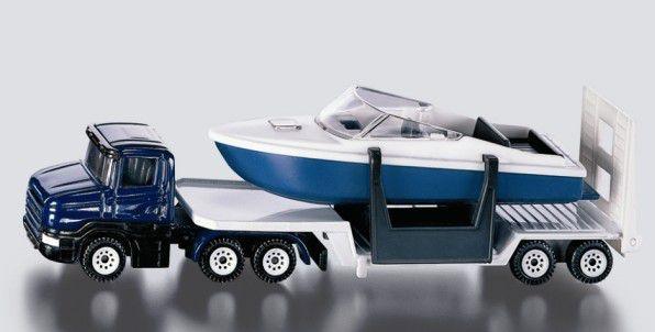 Image du produit Siku Chargeuse surbaissée avec bateau