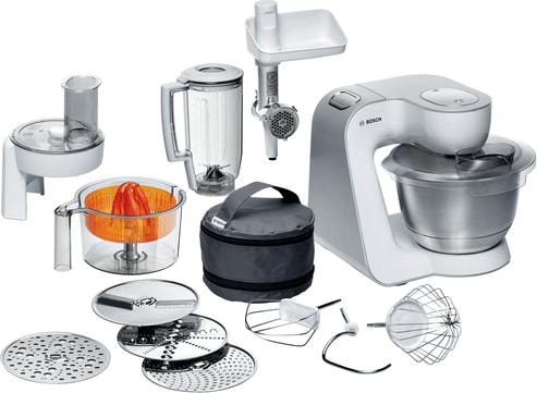 Bosch Hausgeräte MUM58259 food processor Stainless steel, White (1000 W)