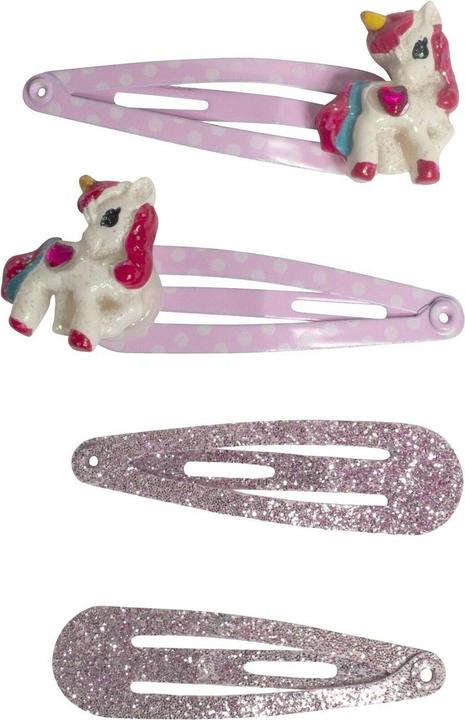 Produktbild Parsa Beauty Parsa KIDS Haarclips, Einhorn und Glitzer (4 Stk.)