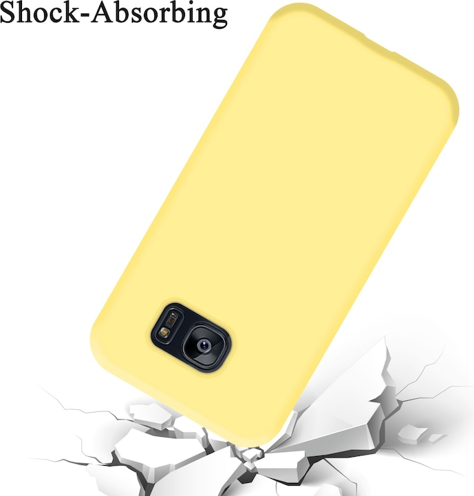 Actual product image Cadorabo TPU Liquid Silicone Case Cover (Samsung Galaxy S7 Edge)