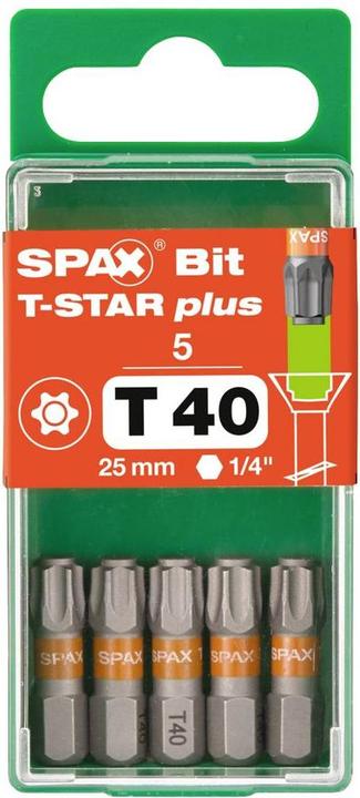 Produktbild Spax BIT T-STAR PLUS T40 25mm S (T 40)