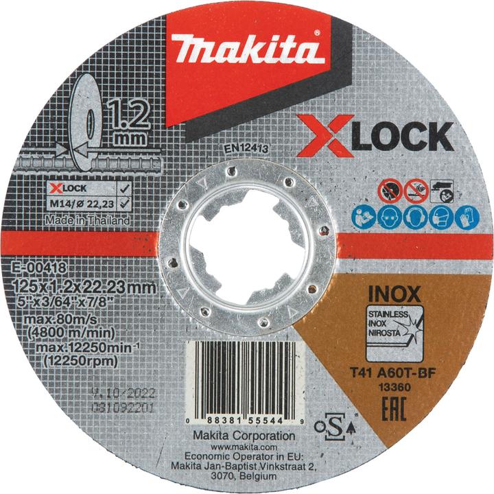 Produktbild Makita Trennscheibe 125x1,2mm INOX