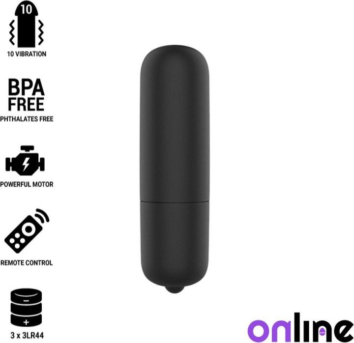 Immagine prodotto Online Vibrazione Mini Bullet - Nero