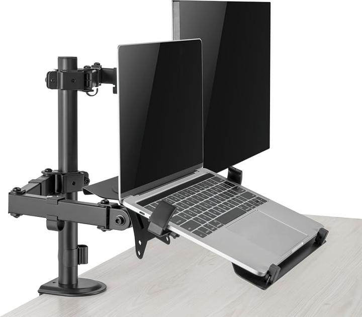 Immagine prodotto LogiLink Staffa per monitor 2 volte, monitor da 1732", notebook/tablet da 1015,6". (Tavolo, 32")