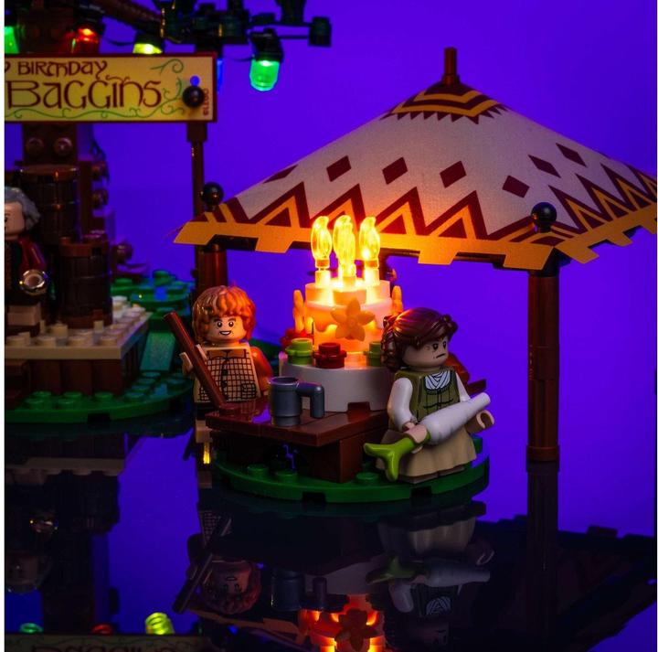 Actual product image Light my bricks LMB 2.0 LEGO® 10354# The Lord of the Rings The Shire Light Kit