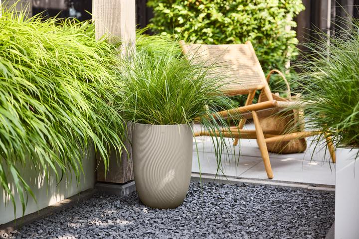 Produktbild Elho Pflanzentopf Sereh Hoch 30 cm Beige (30 x 41 cm)