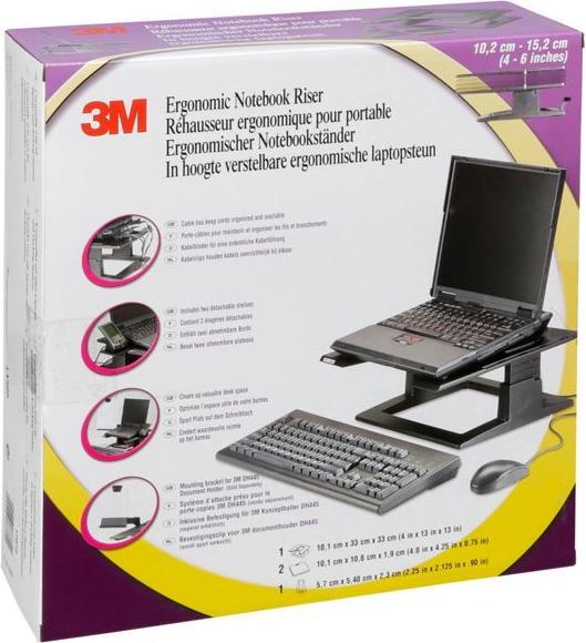 Image du produit 3M Plate-forme/support pour ordinateur portable, noir