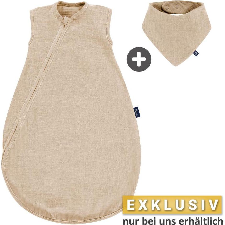 Alvi, Babyschlafsack, Schlafsäcke Sommer-Schlafsack Sommertraum Light Mull - GRATIS (80 cm)