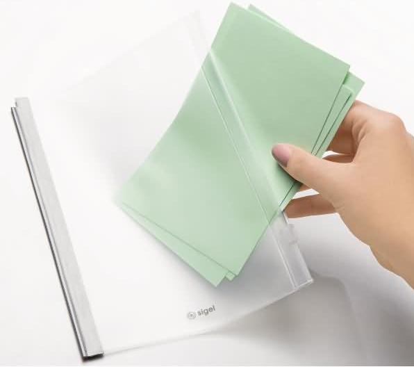 Produktbild Sigel Sichthülle Flex A4 mit Zip-Verschluss, Grau (A4, 1 x)