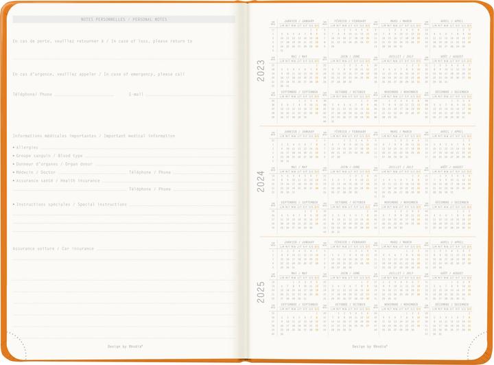 Produktbild Rhodia Webplanner 2024 (14.5 x 21.5 cm)