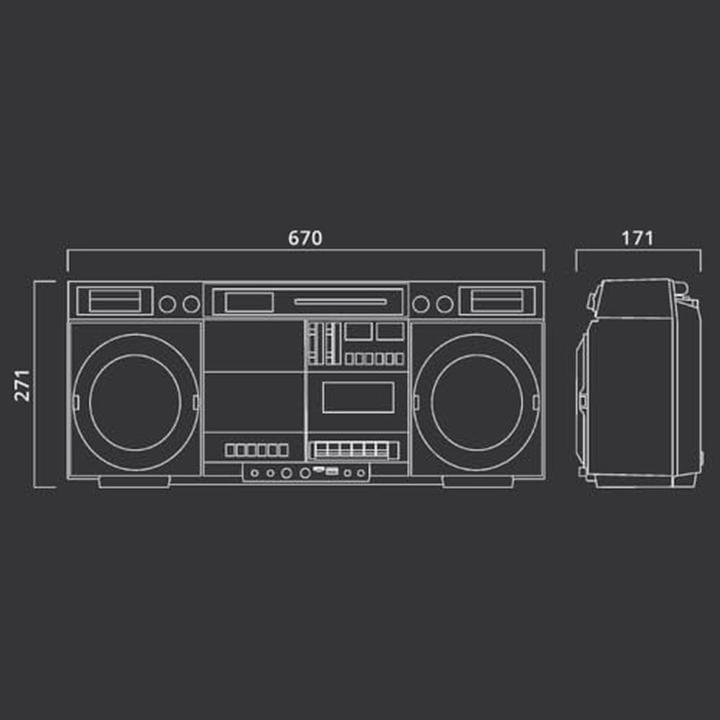 Image du produit Muse M-380 GBS (FM, Bluetooth)
