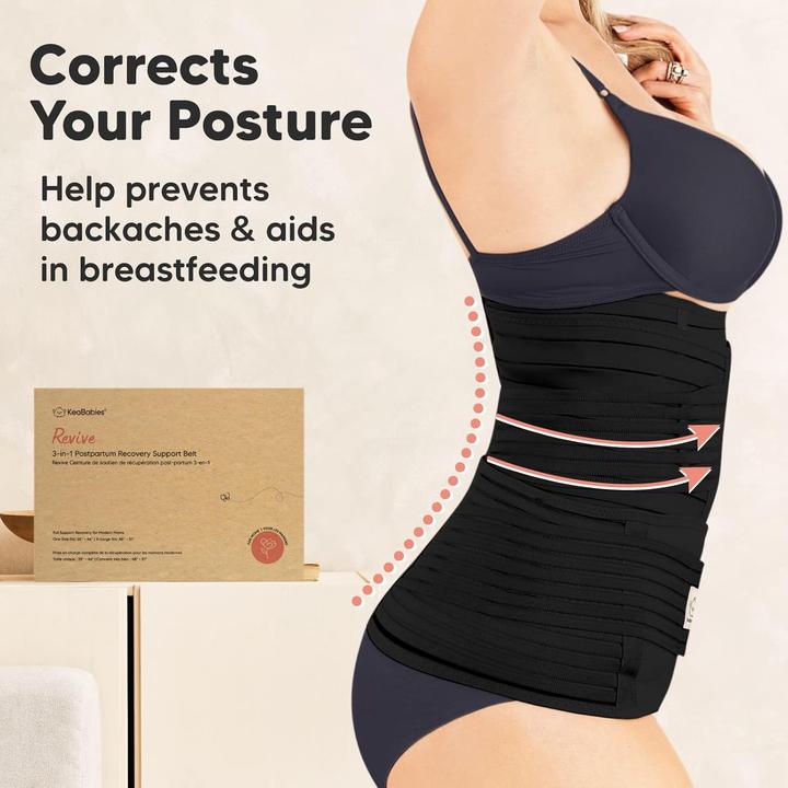 Produktbild KeaBabies 3-in-1 Postpartum Gürtel für Damen (XL) (XL)