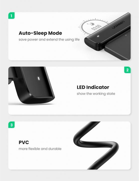 Immagine prodotto Ugreen Adattatore da USB-C a SATA 3.0 per HDD SSD da 2,5" SATA