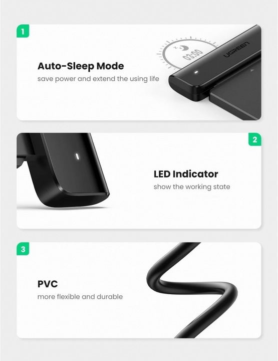 Produktbild Ugreen USB-C auf SATA 3.0 Adapter