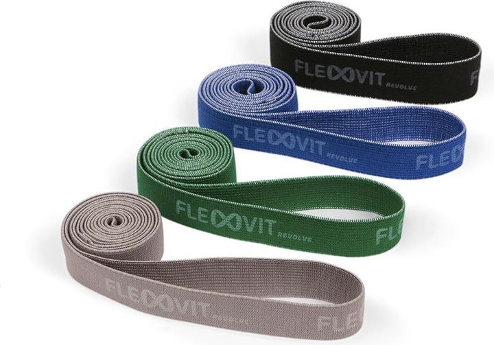 Produktbild Flexvit Powerbands Set (1 m, Leicht, Mittel, Stark, Extra Stark)