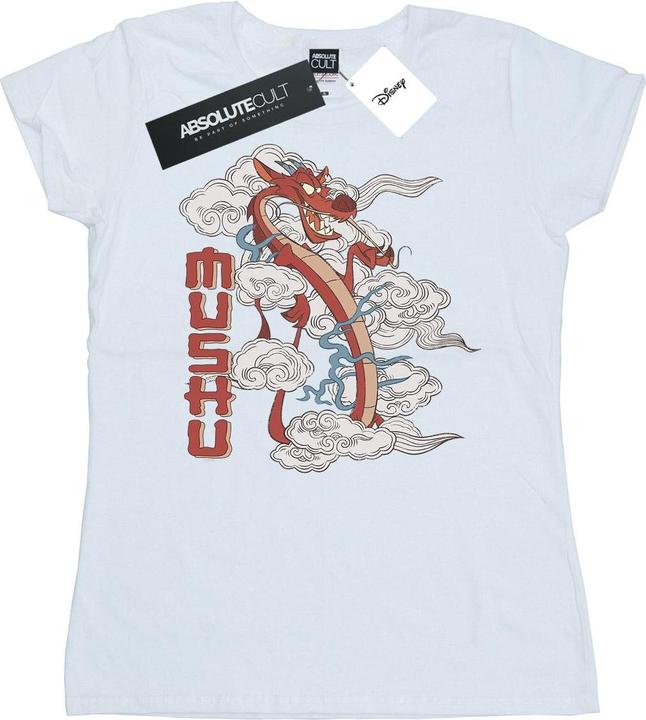 Actual product image Disney Womens/Ladies Mulan Mushu Dragon Cotton T-Shirt (XXL)