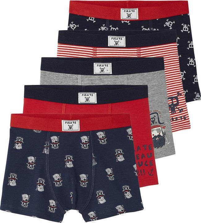 Navy/red